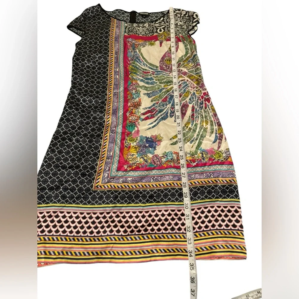 JustCavalli Roberto Cavalli 100% Silk Bandana Print Mini Dress Size 42 (US 6) - Picture 11 of 16